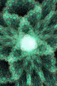 Preview wallpaper fractal, circle, glow, pattern, abstraction