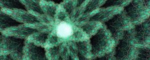Preview wallpaper fractal, circle, glow, pattern, abstraction