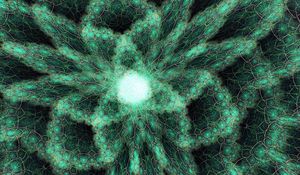 Preview wallpaper fractal, circle, glow, pattern, abstraction