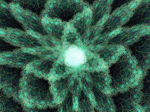 Preview wallpaper fractal, circle, glow, pattern, abstraction