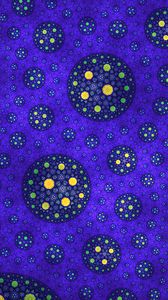 Preview wallpaper fractal, circles, abstraction, purple