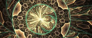 Preview wallpaper fractal, circles, funnel, pattern, abstraction