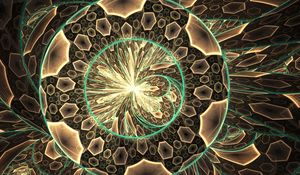 Preview wallpaper fractal, circles, funnel, pattern, abstraction