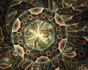 Preview wallpaper fractal, circles, funnel, pattern, abstraction