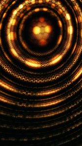 Preview wallpaper fractal, circles, glow, glare, abstraction