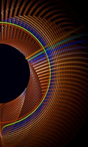 Preview wallpaper fractal, circles, lines, pattern, abstraction