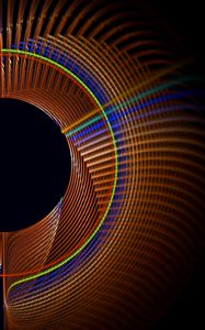 Preview wallpaper fractal, circles, lines, pattern, abstraction