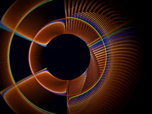 Preview wallpaper fractal, circles, lines, pattern, abstraction
