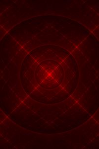 Preview wallpaper fractal, circles, lines, red, glow