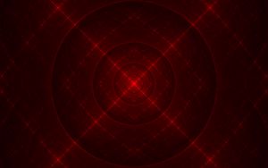 Preview wallpaper fractal, circles, lines, red, glow