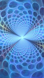 Preview wallpaper fractal, circles, optical illusion, perspective, glow