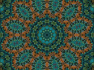 Preview wallpaper fractal, circles, pattern, shapes, abstraction