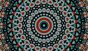 Preview wallpaper fractal, circles, pattern, colorful, magic, abstraction