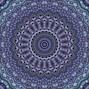 Preview wallpaper fractal, circles, pattern, purple, abstraction