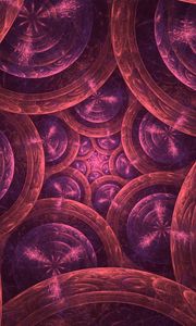 Preview wallpaper fractal, circles, rings, abstraction, digital