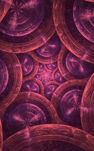 Preview wallpaper fractal, circles, rings, abstraction, digital