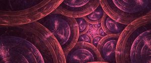 Preview wallpaper fractal, circles, rings, abstraction, digital