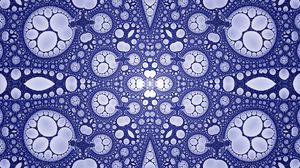 Preview wallpaper fractal, circles, shapes, abstraction, purple