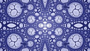 Preview wallpaper fractal, circles, shapes, abstraction, purple