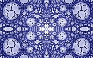 Preview wallpaper fractal, circles, shapes, abstraction, purple