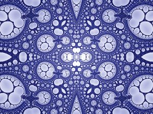 Preview wallpaper fractal, circles, shapes, abstraction, purple