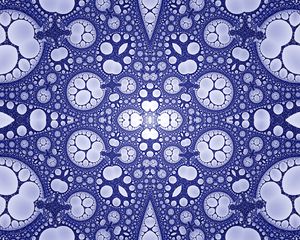 Preview wallpaper fractal, circles, shapes, abstraction, purple