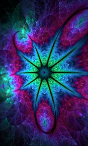 Preview wallpaper fractal, colorful, abstraction, pattern