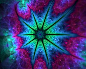 Preview wallpaper fractal, colorful, abstraction, pattern