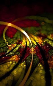 Preview wallpaper fractal, colorful, glare, abstraction, digital