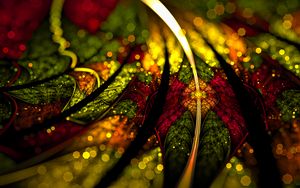 Preview wallpaper fractal, colorful, glare, abstraction, digital