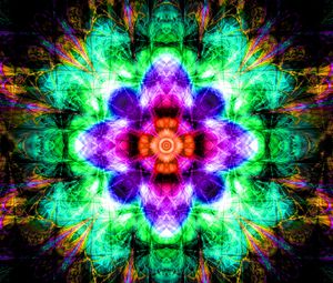 Preview wallpaper fractal, colorful, pattern, abstraction, art