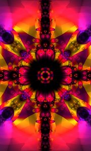 Preview wallpaper fractal, colorful, pattern, abstraction, bright
