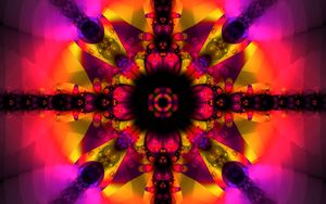 Preview wallpaper fractal, colorful, pattern, abstraction, bright