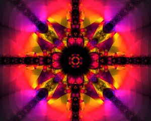 Preview wallpaper fractal, colorful, pattern, abstraction, bright