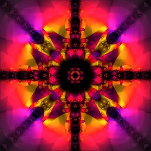 Preview wallpaper fractal, colorful, pattern, abstraction, bright