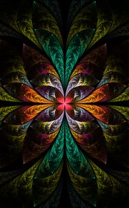 Preview wallpaper fractal, colorful, tangled, pattern, abstraction