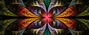 Preview wallpaper fractal, colorful, tangled, pattern, abstraction