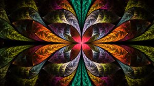 Preview wallpaper fractal, colorful, tangled, pattern, abstraction