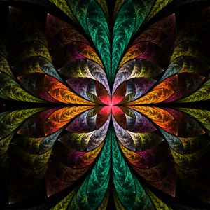 Preview wallpaper fractal, colorful, tangled, pattern, abstraction