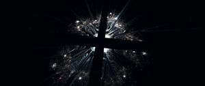 Preview wallpaper fractal, dark, lines, intersection, abstraction