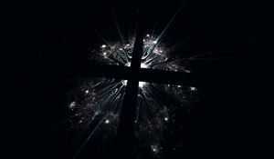 Preview wallpaper fractal, dark, lines, intersection, abstraction