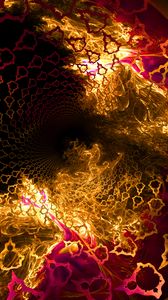 Preview wallpaper fractal, deepening, patterns, shapes, colorful
