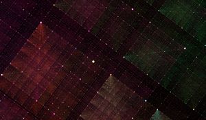 Preview wallpaper fractal, dots, lines, abstraction, dark