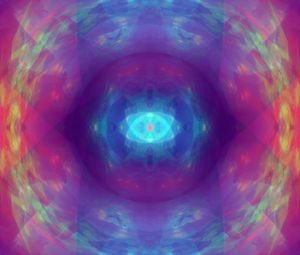 Preview wallpaper fractal, eye, glow, abstraction