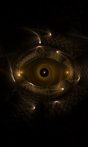 Preview wallpaper fractal, eye, shape, patterns