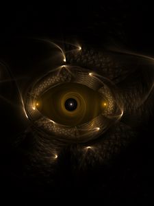 Preview wallpaper fractal, eye, shape, patterns