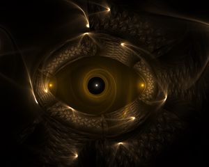 Preview wallpaper fractal, eye, shape, patterns