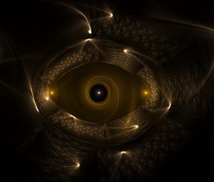 Preview wallpaper fractal, eye, shape, patterns