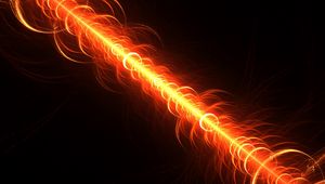 Preview wallpaper fractal, fiery, bright, line, abstraction