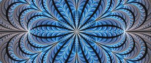 Preview wallpaper fractal, flower, glow, lines, symmetry